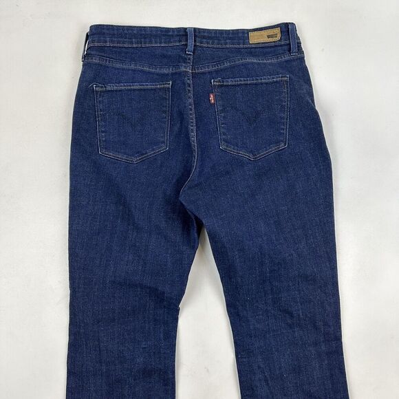 Levi's Demi Curve Classic Rise Boot Cut Denim Blue Jeans Size 12/31 Stretch - Picture 8 of 9